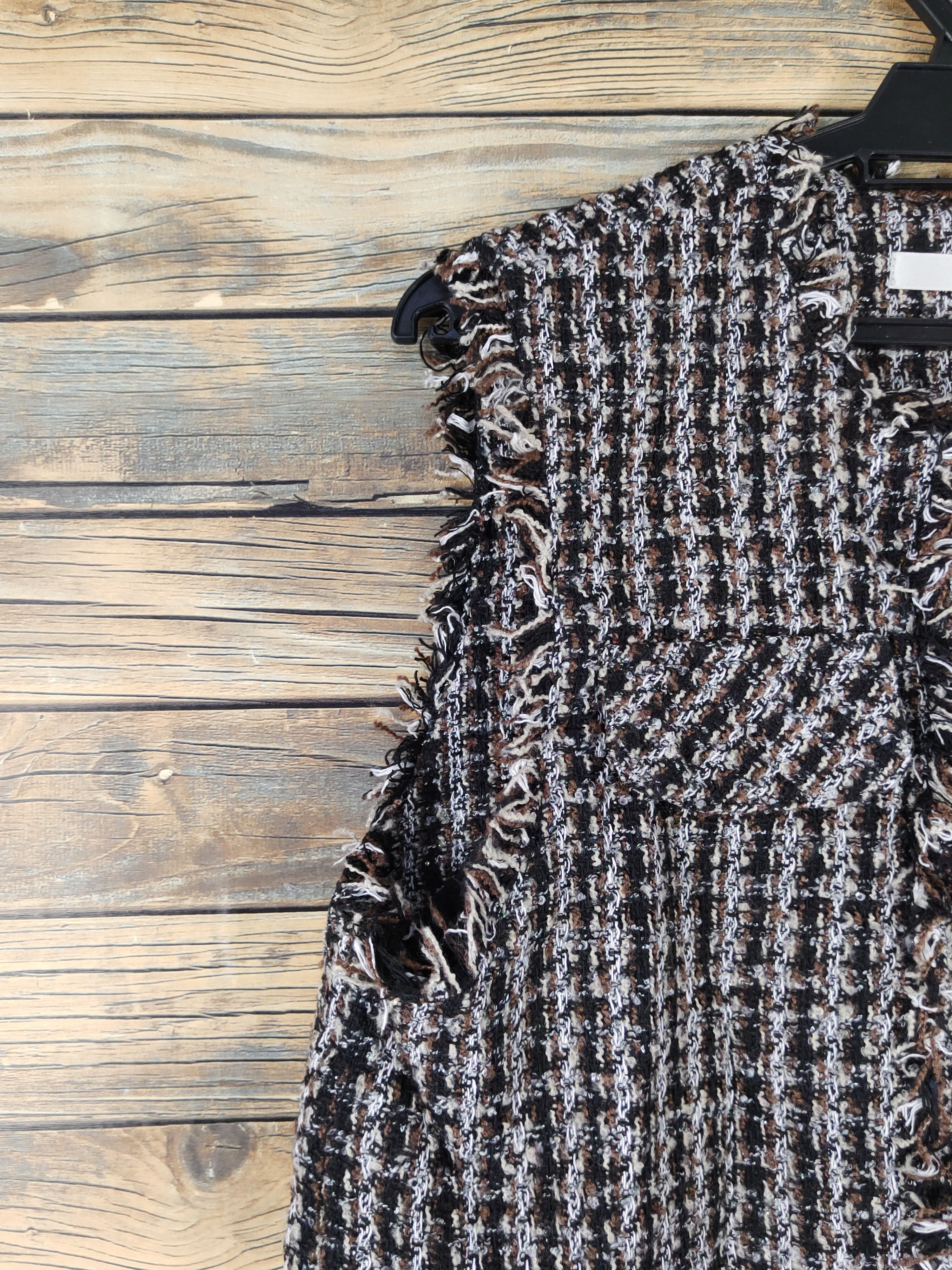 Homespun Knitwear × Japanese Brand Retro Fredy Couleur Black Brown Knitwear Vests Size M / US 6-8 / IT 42-44 - 4 Thumbnail