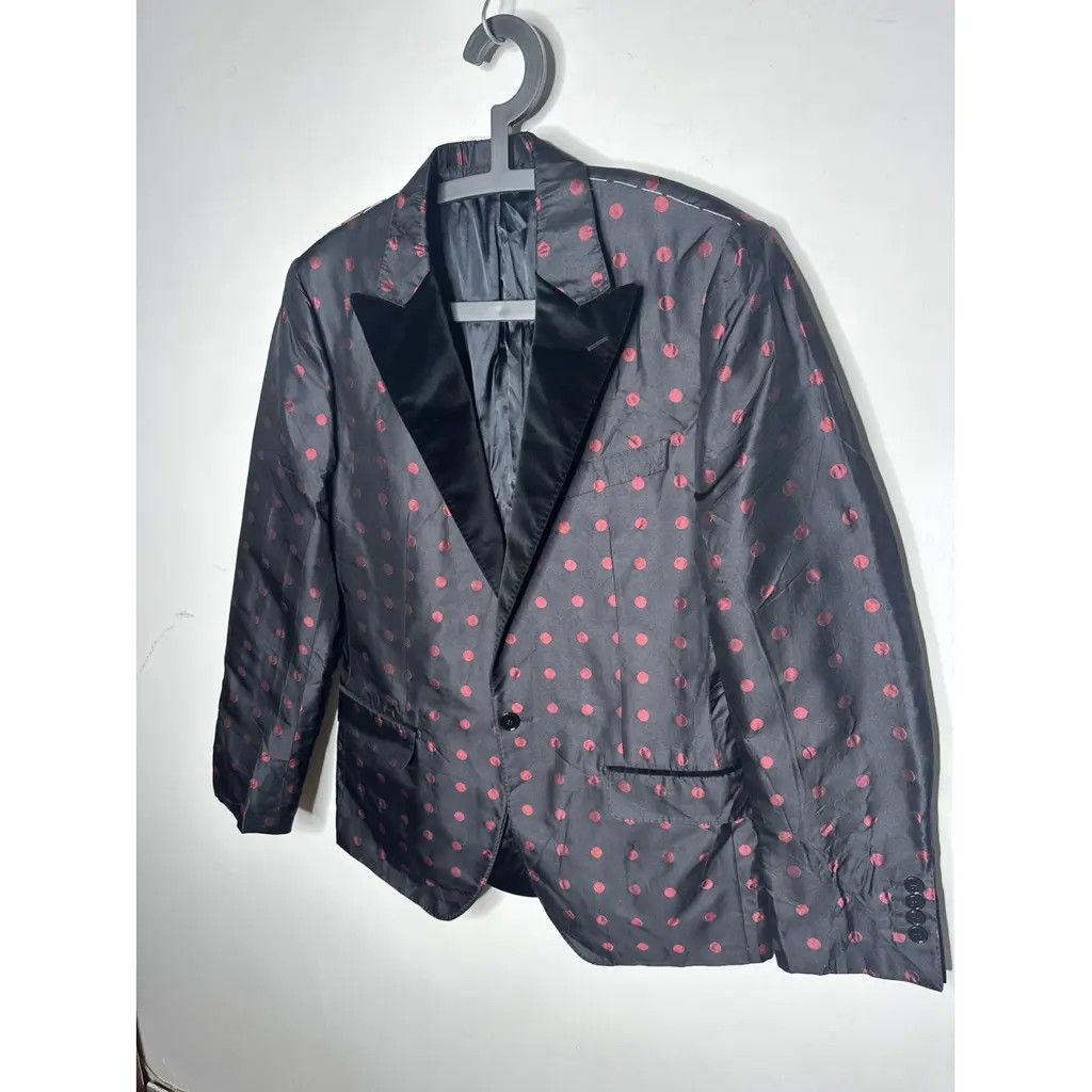 Dolce & Gabbana o1y0125 Polka Dots Blazer in Black Size US M / EU 48-50 / 2 - 3 Thumbnail