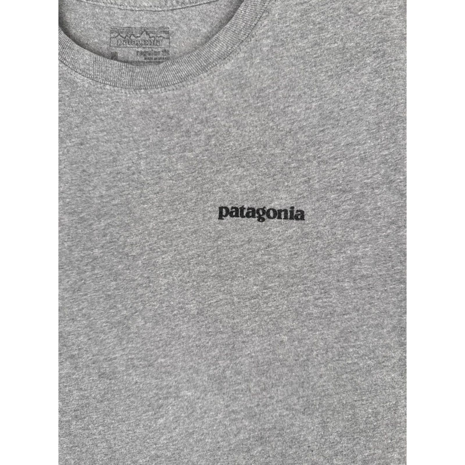 Patagonia Patagonia Shirt Men's Gray Cotton Short Sleeve Crew Neck Logo T-Shirt All Seasons Regular Fit Vintage No Size US M / EU 48-50 / 2 - 6 Thumbnail