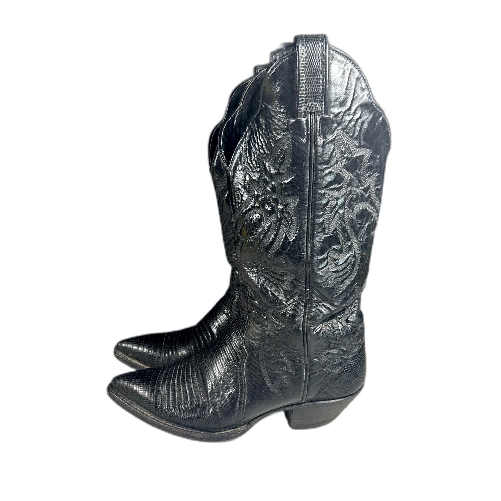 Tony Lama Tony Lama Exotic Teju Lizard Skin Western Cowgirl Boots Wome Size US 6.5 / EU 39-40 - 5 Thumbnail