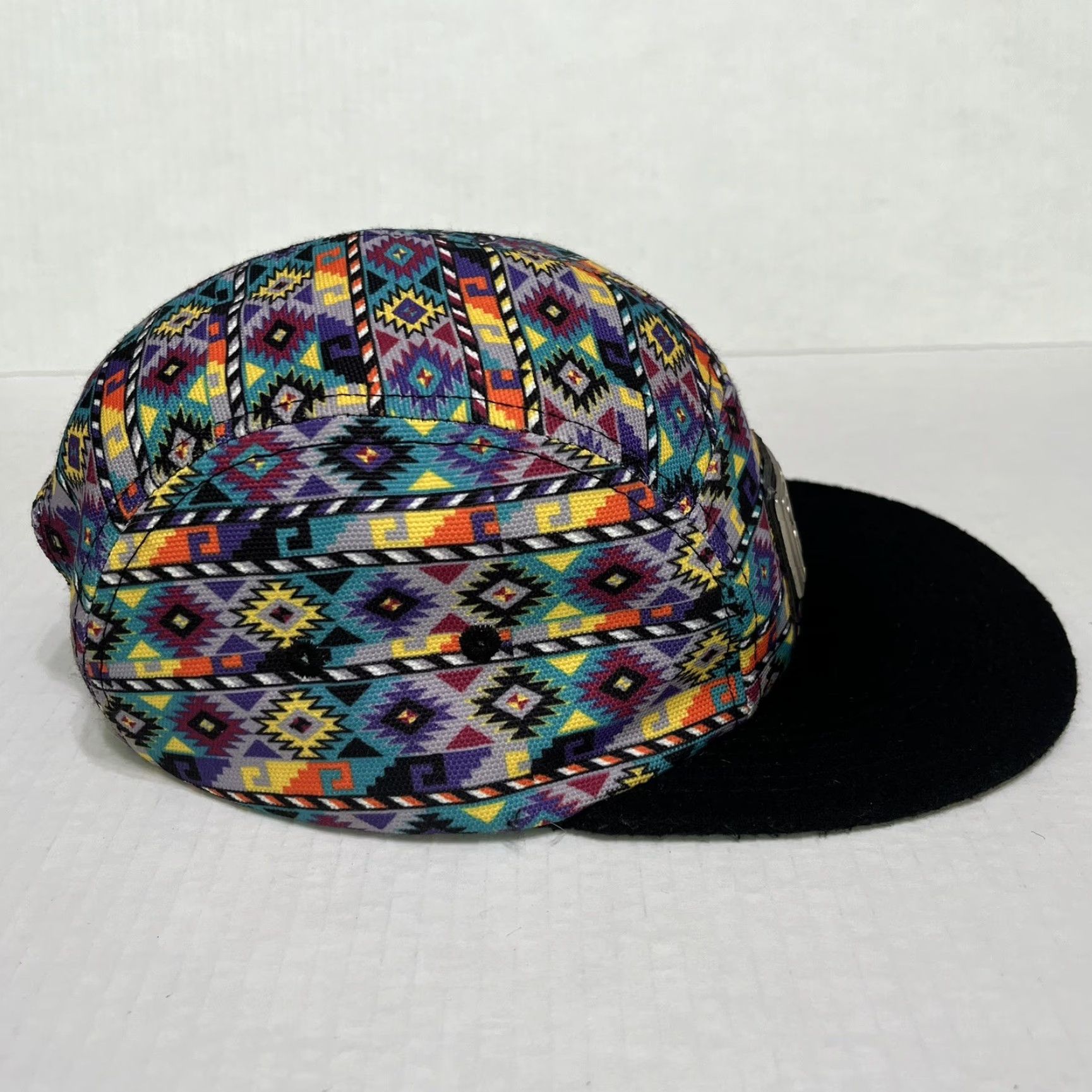Vintage VINTAGE Grassroots Hat Cap 5 Panel Snap Back Aztec FAB 420 Marissa Favazza Grassroots California Hat Size ONE SIZE - 6 Thumbnail