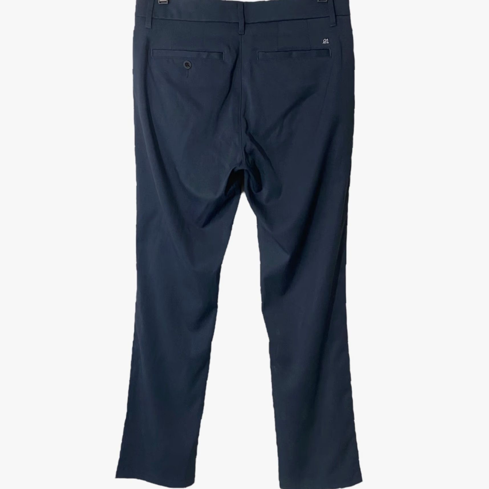 Vintage 01.ALGO Performance Straight Golf Chino Pants Blue Men's 29X32 Athletic Stretch Size US 29 - 4 Thumbnail