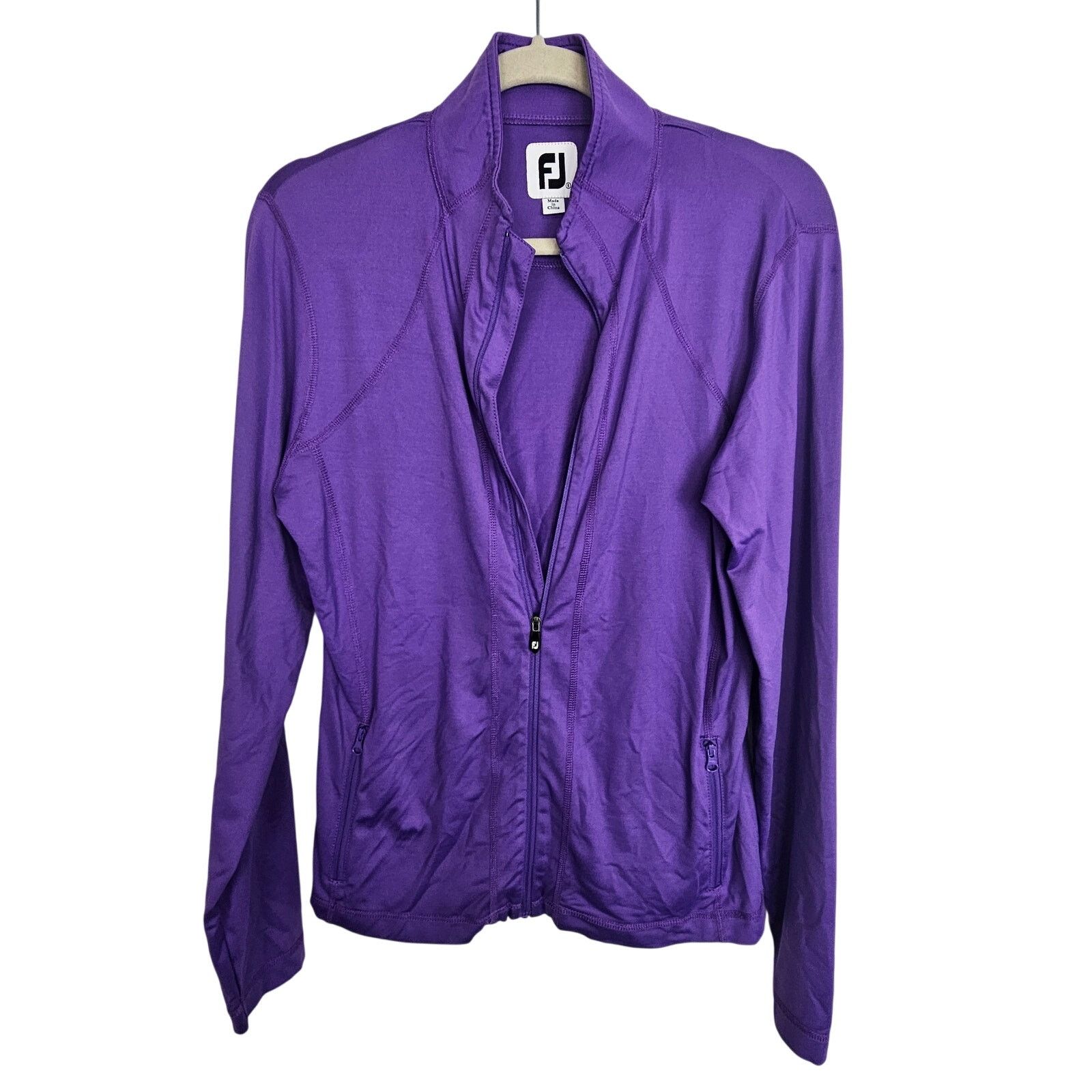 Footjoy Footjoy Womens Full Zip Golf Shirt Jacket Size S Stretch Size S / US 4 / IT 40 - 1 Thumbnail