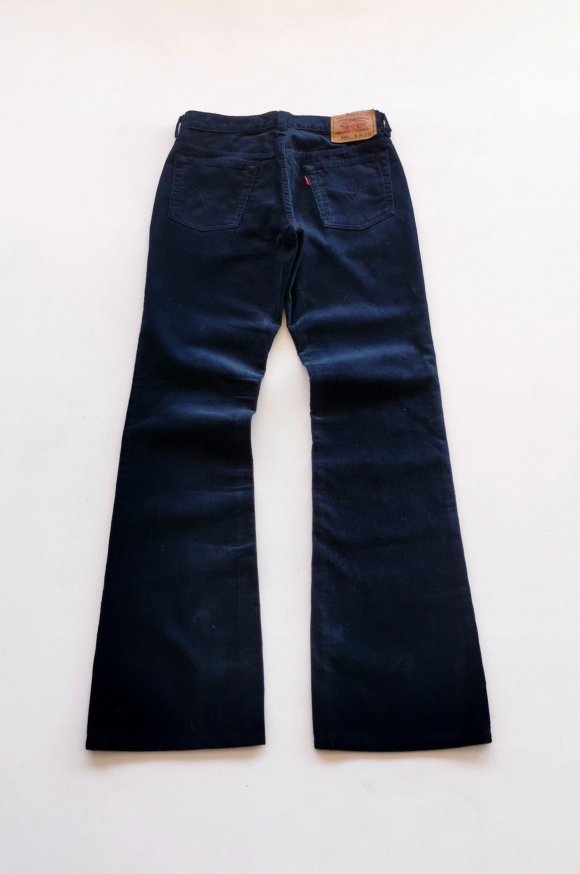 Levi's Vintage Levis 537 Bootcut Flared Dark Blue Corduroy Jeans Size US 30 / EU 46 - 5 Thumbnail