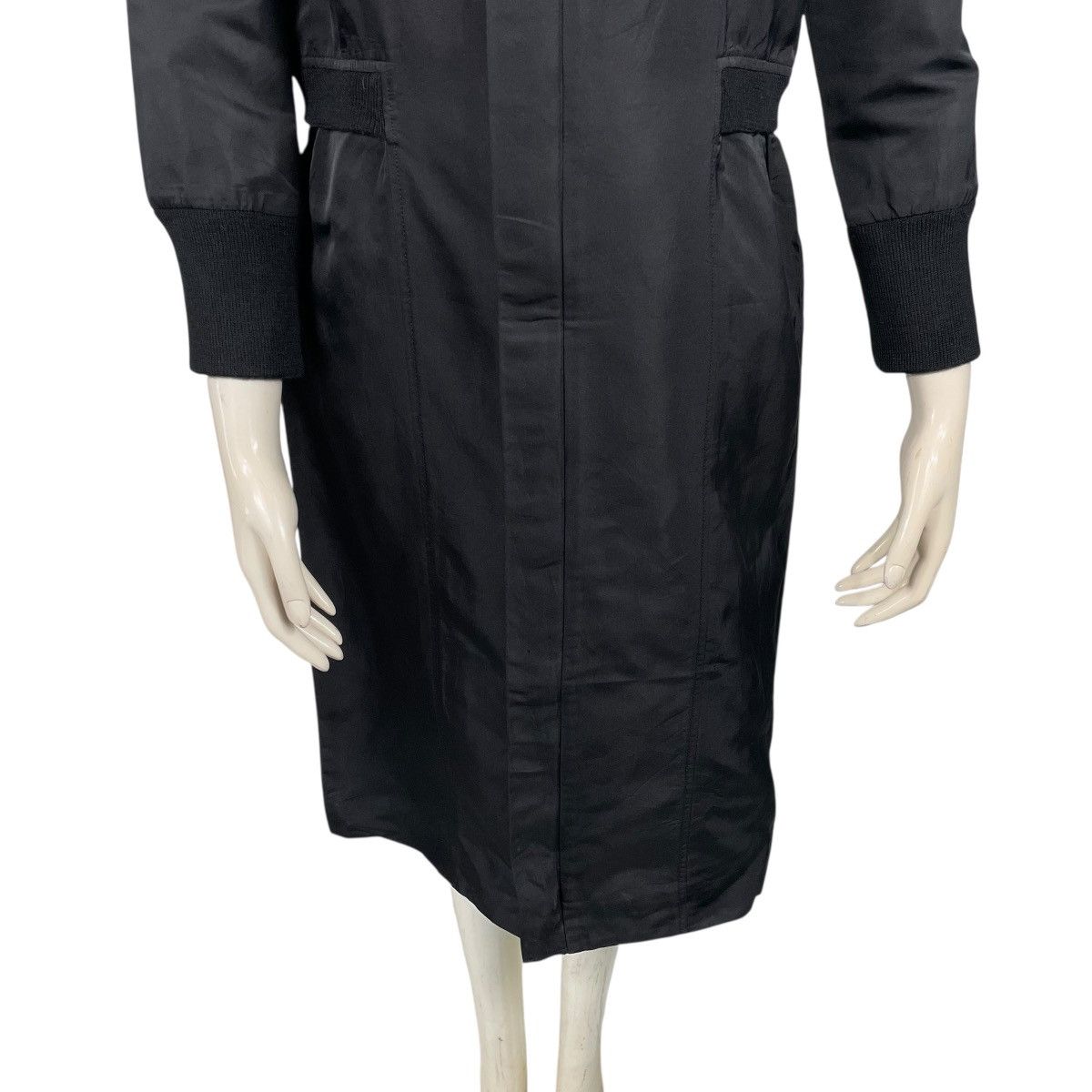 Yohji Yamamoto Y’s Yohji Yamamoto Zipper Soie Silk Long Coat Size M / US 6-8 / IT 42-44 - 4 Thumbnail