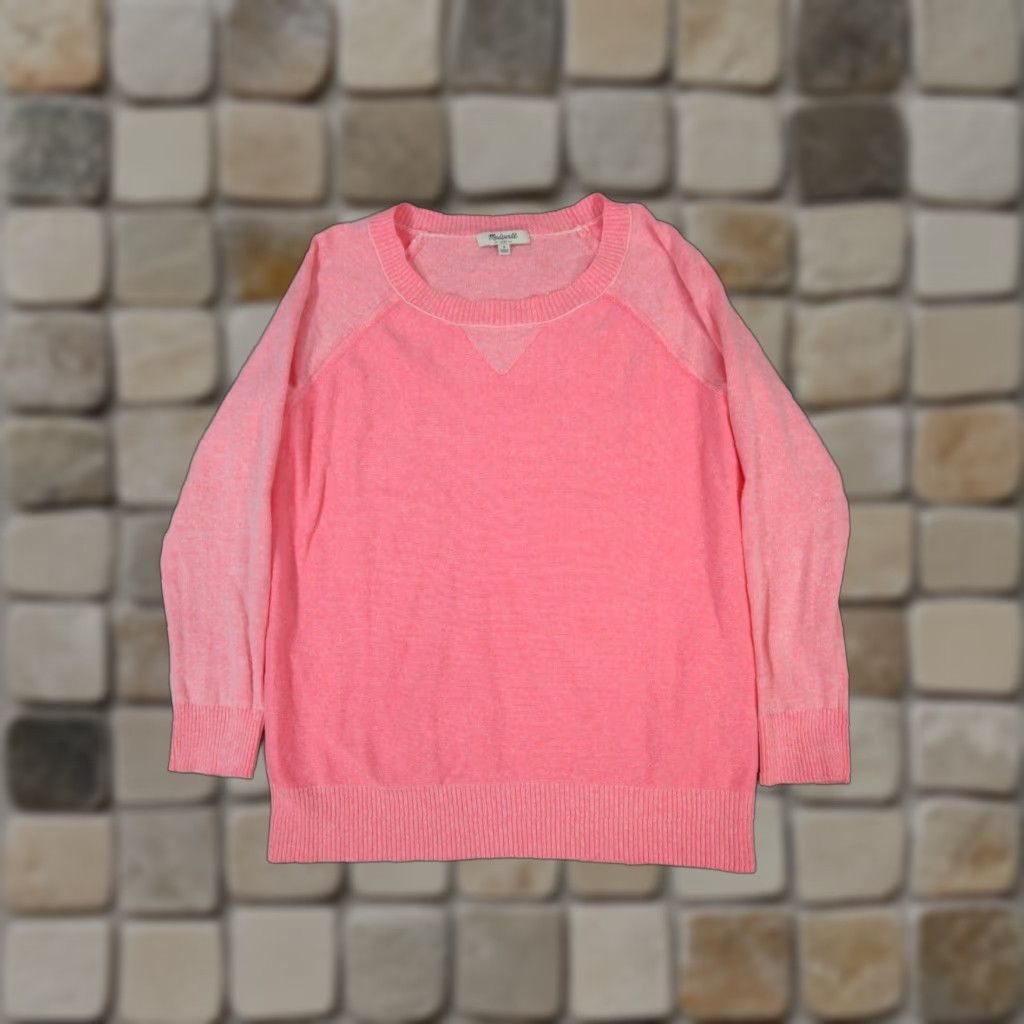 Madewell VINTAGE Madewell Sweater Womens Small Pullover Knit Crew Neck Long Sleeve Pink Casual Women Size S / US 4 / IT 40 - 1 Thumbnail