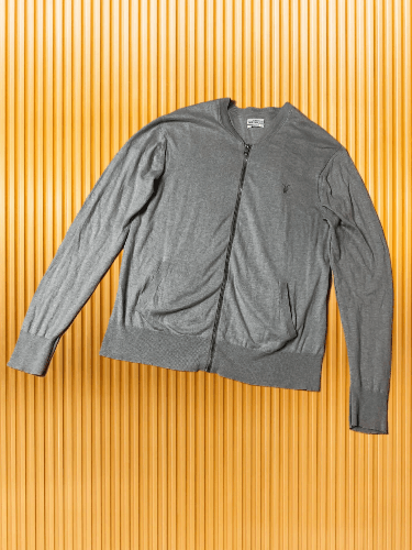 Allsaints × Vintage Vintage allsaints knitted zip up sweater Size US L / EU 52-54 / 3 - 1 Thumbnail