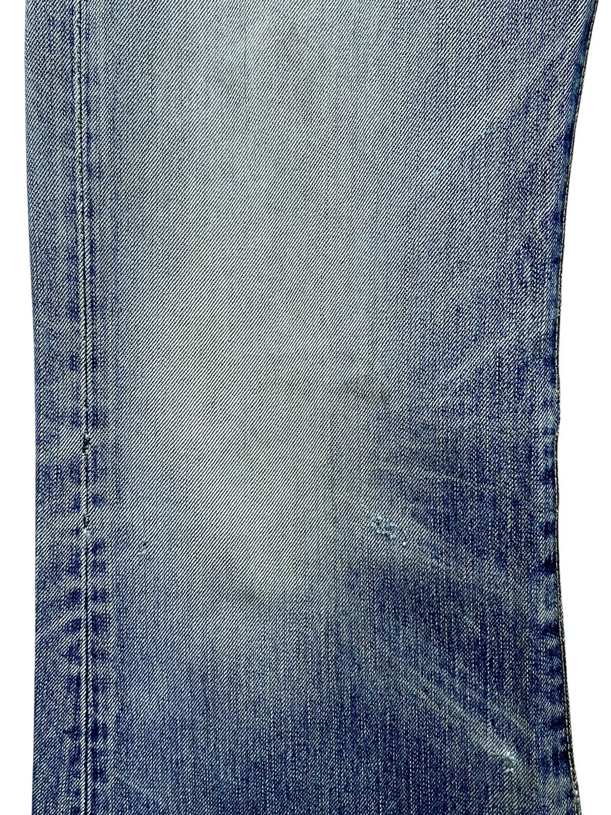 Edwin 🔥Vintage Aging Patina Distressed Denim Süper Flare Jeans Size US 31 - 11 Thumbnail
