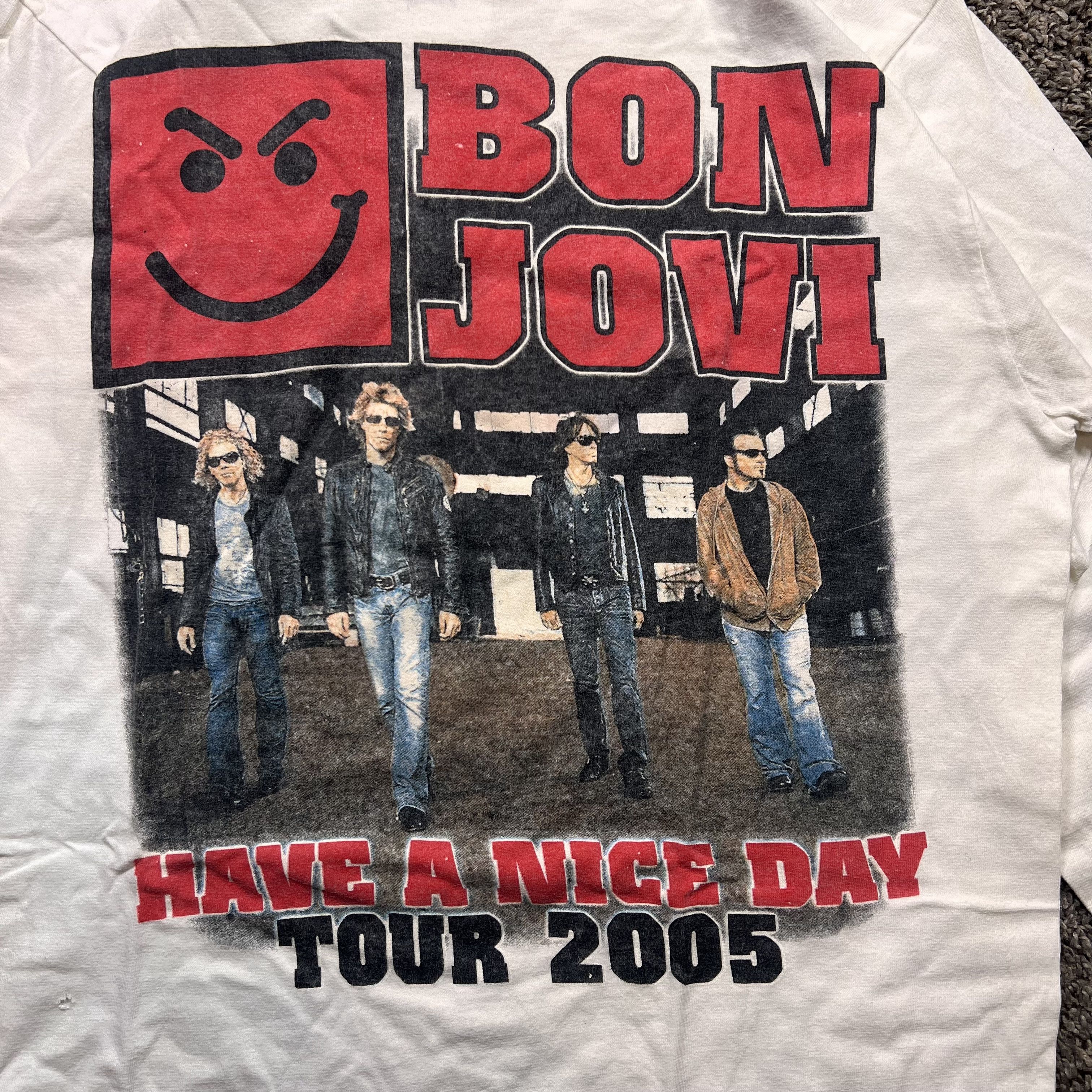 Band Tees × Bon Jovi × Cherokee 2005 Bon Jovi "Have A Nice Day" Tour Band T Shirt Size US L / EU 52-54 / 3 - 2 Thumbnail