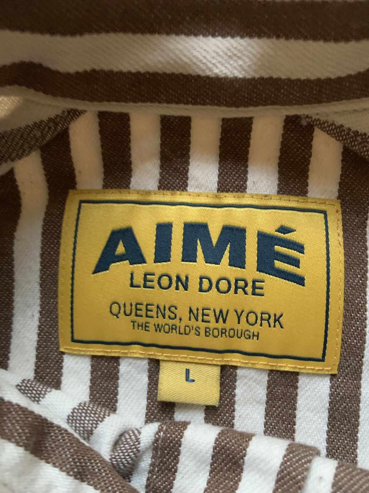 Aime Leon Dore ALD / Striped Overshirt / L Size US L / EU 52-54 / 3 - 3 Thumbnail
