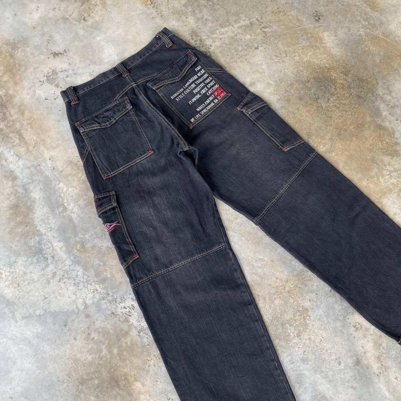 Japanese Brand BINDING OFFER🔥BAGGY Y2K PIKO LOOSE W29X30.5" JNCO STYLE Size US 29 - 5 Thumbnail