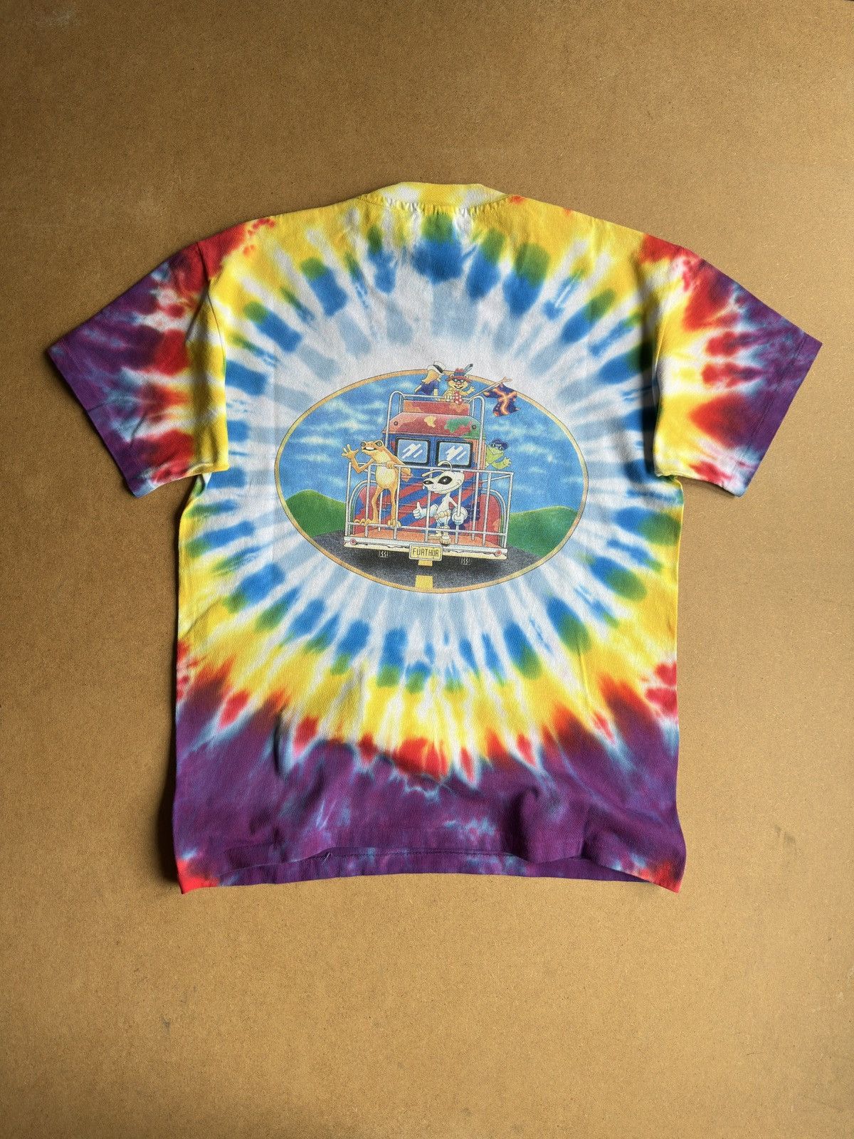 Grateful Dead Vintage 1996 Grateful Dead Furthur Bus Kesey Pranksters Tee Size US L / EU 52-54 / 3 - 2 Thumbnail