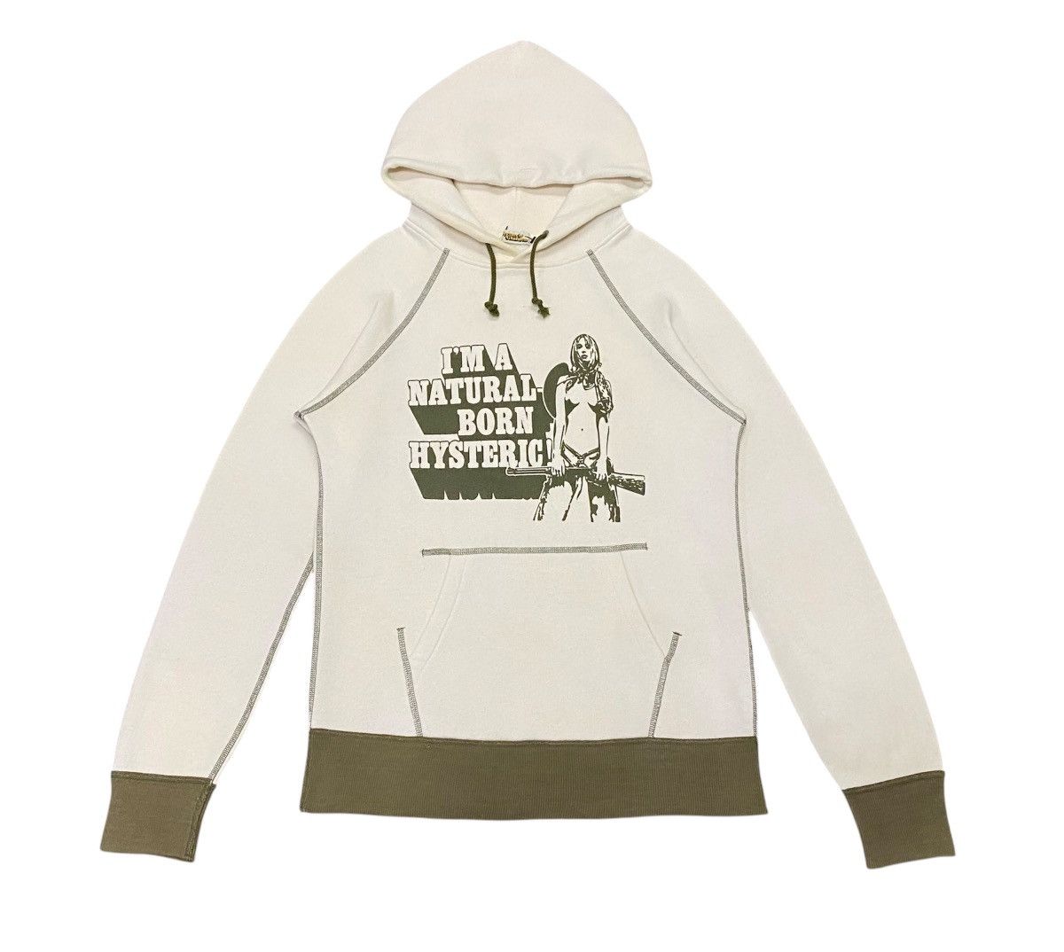 Hysteric Glamour × Japanese Brand Vintage Hysteric Glamour“I’M A NATURAL BORN HYSTERIC”Hoodie Size US M / EU 48-50 / 2 - 2 Thumbnail