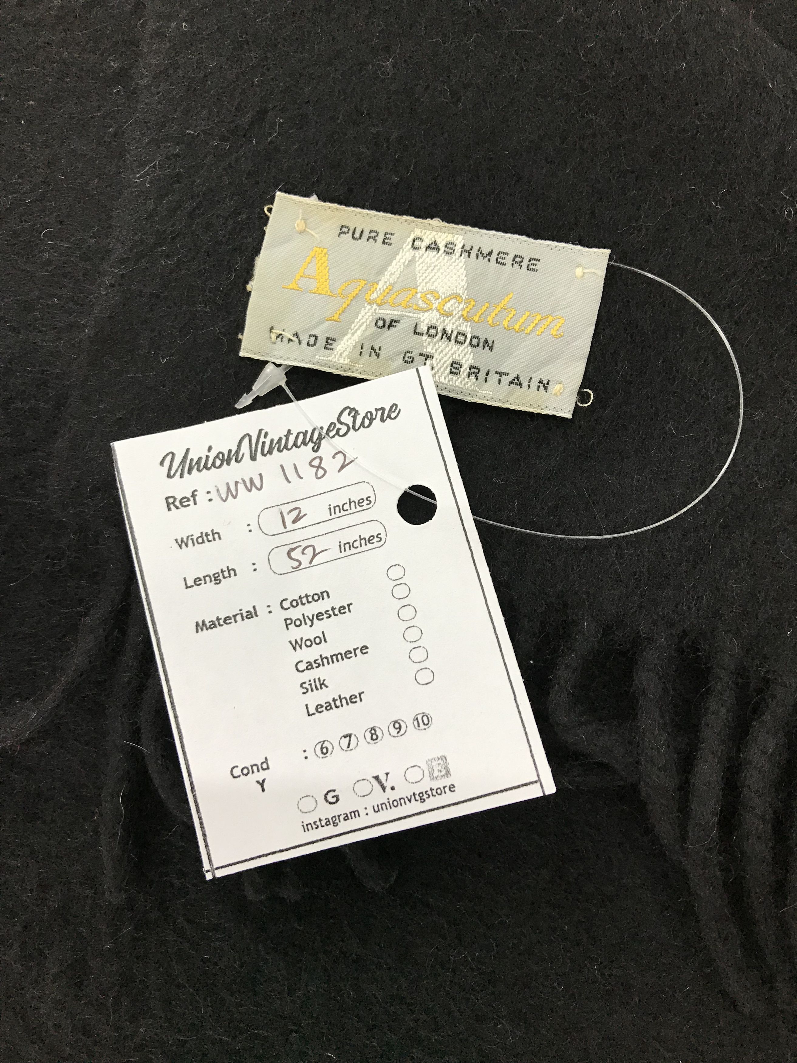 Aquascutum × Vintage Aquascutum Scarf / Muffler / Neckwear - WW1182 Size ONE SIZE - 5 Thumbnail