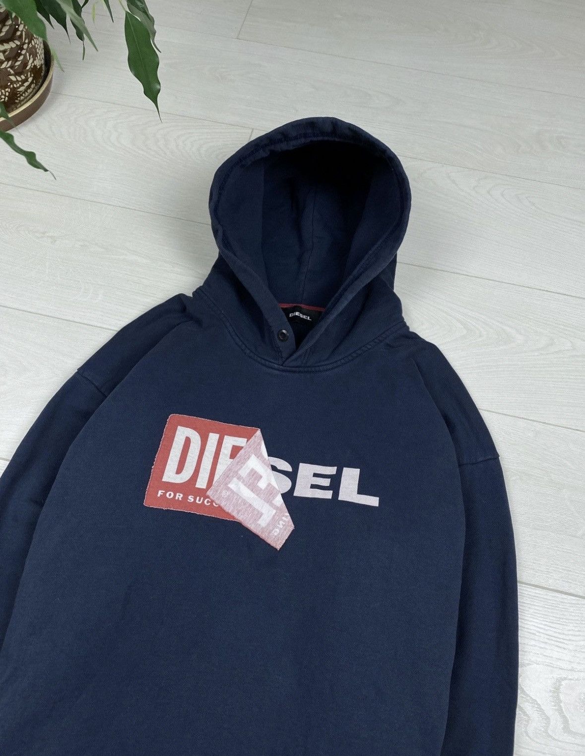 Diesel Men’s Diesel Hoodie - Navy XL Size US XL / EU 56 / 4 - 3 Thumbnail