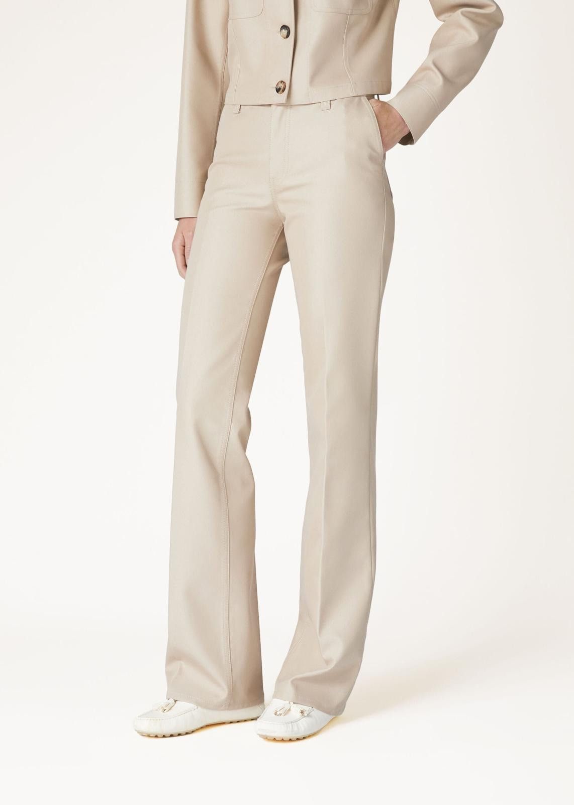 Loro Piana o1srvl11e0425 FAN7989 Thayer Trouser in Light Beige Size 27" / US 4 / IT 40 - 7 Thumbnail
