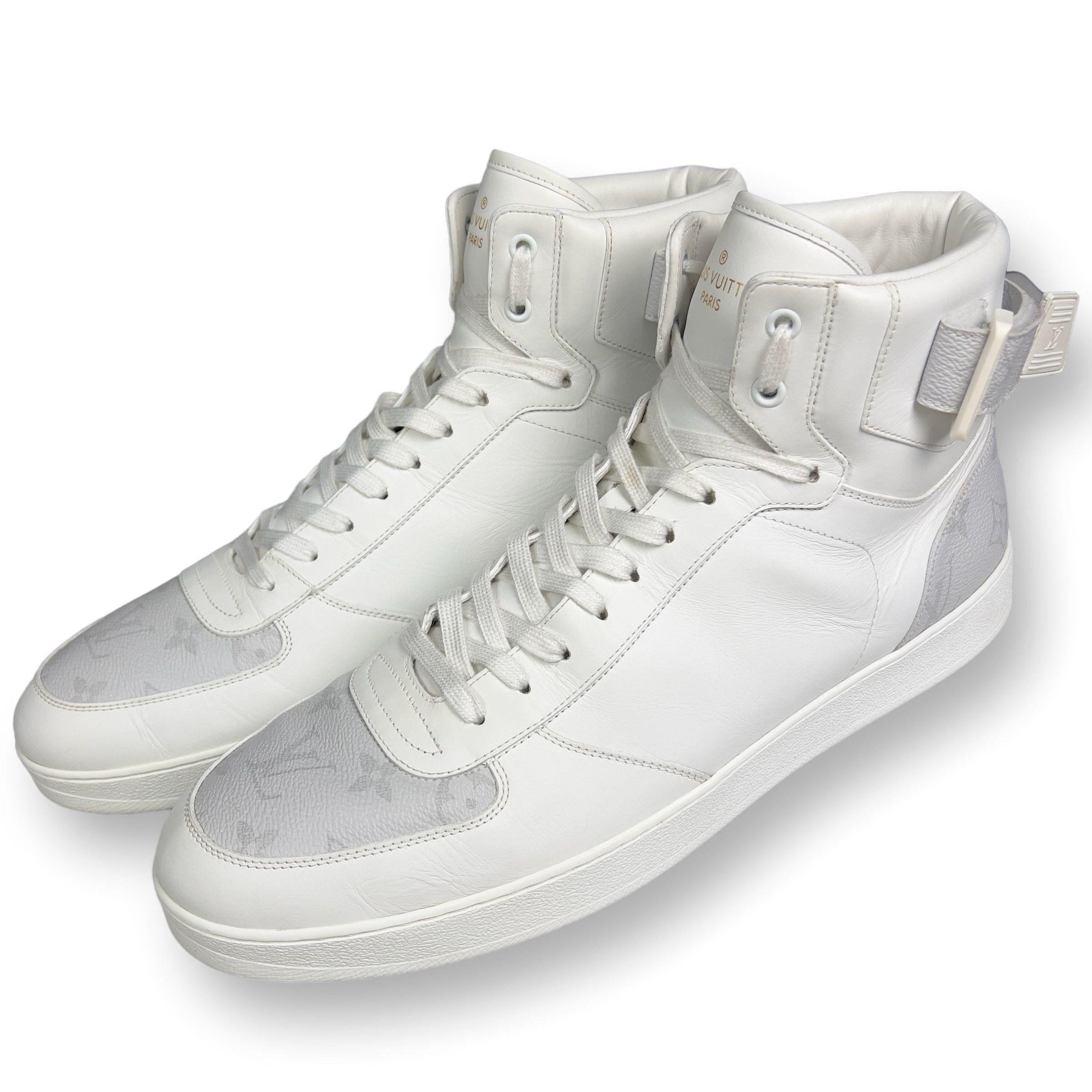 Authentic Louis Vuitton Rivoli Sneaker Boot LV Size 12 = US Size