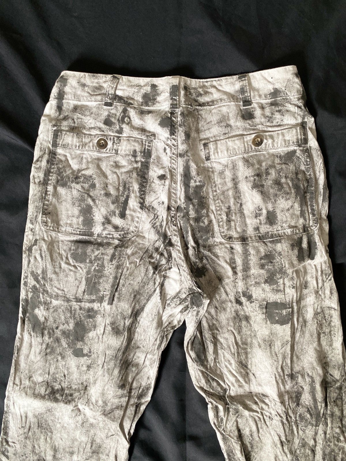 Maison Margiela MHL Trompe l’oil ERD Gallery Dept Style French Trousers Size US 31 - 7 Thumbnail