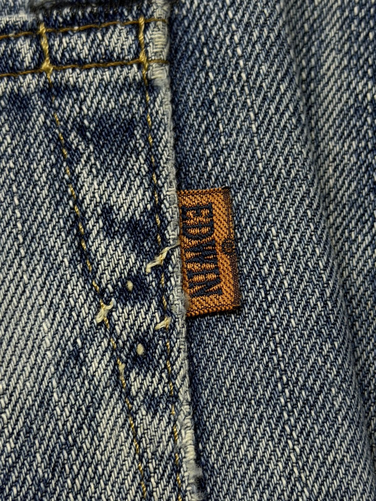 Edwin Vintage EDWIN 505Z Selvedge Denim Jeans Made in Japan | W33 Size US 33 - 15 Thumbnail