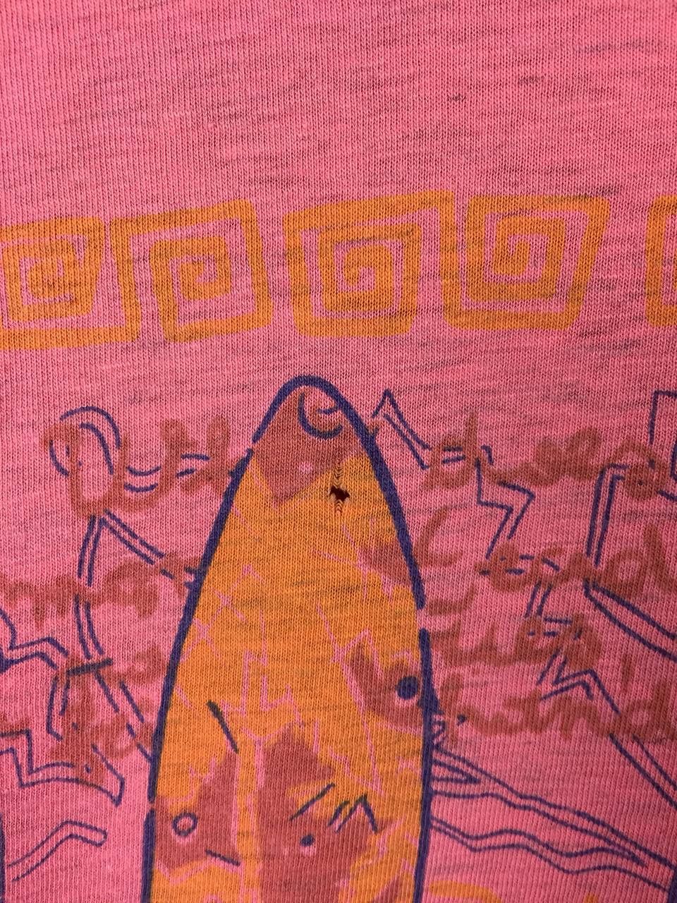 Vintage Vtg Nortons Milano Surfboard All-Over Style Wrap Print Tee Size US M / EU 48-50 / 2 - 10 Thumbnail