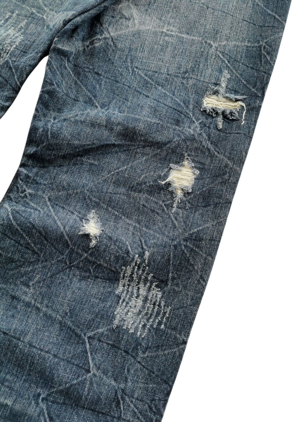 Hysteric Glamour rare Distressed Denim Oririn Jeans vintage hystric glamour Size US 33 - 7 Thumbnail
