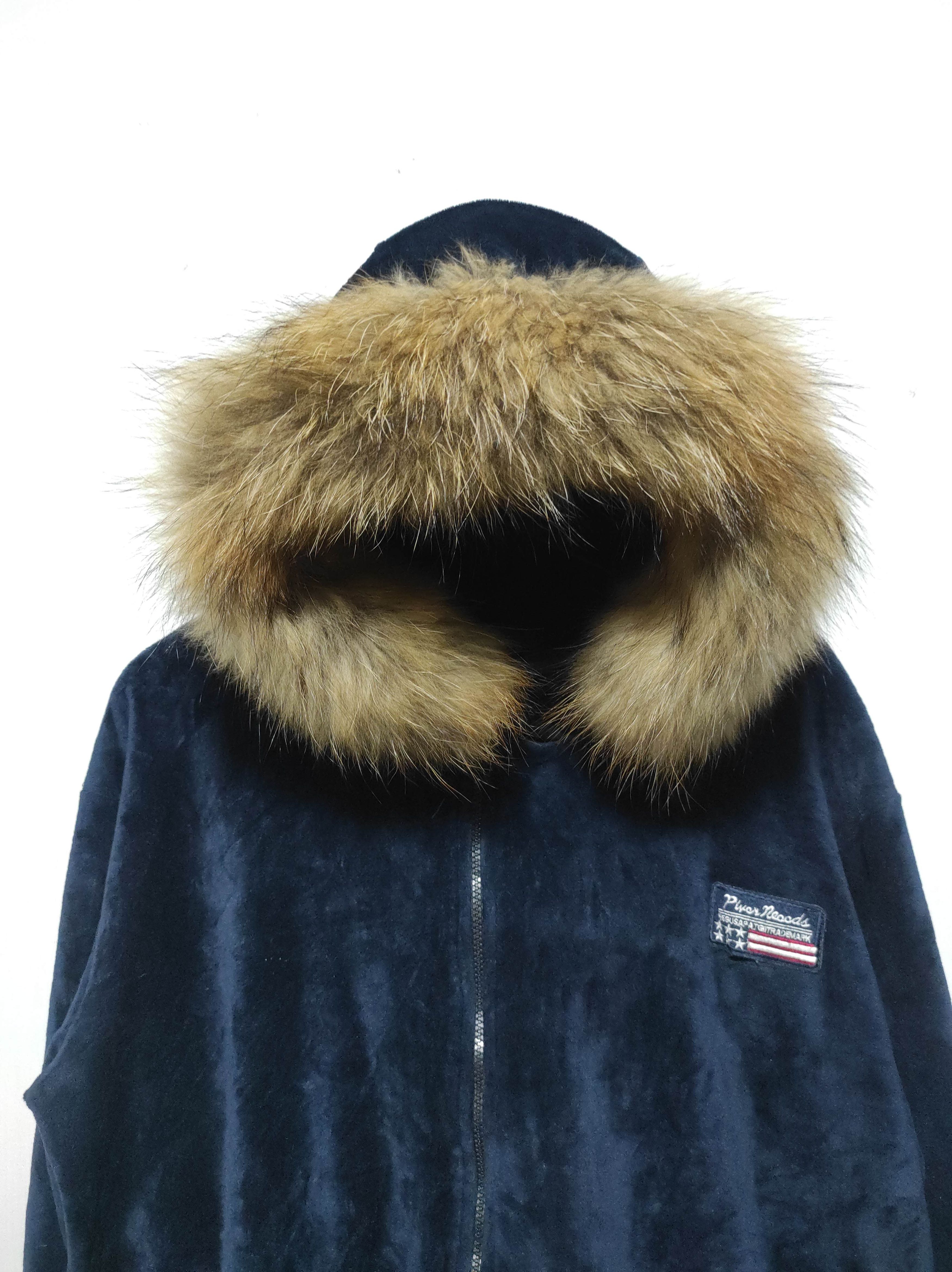 Hysteric Glamour BLue Stock Velvet Zip Fur Hoodie i6w9 Lgb Style Size US L / EU 52-54 / 3 - 3 Thumbnail