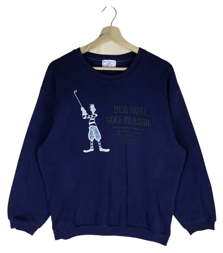 Sports Specialties Vintage Beg Well Golf Classic Sweatshirts Size US L / EU 52-54 / 3 - 1 Thumbnail