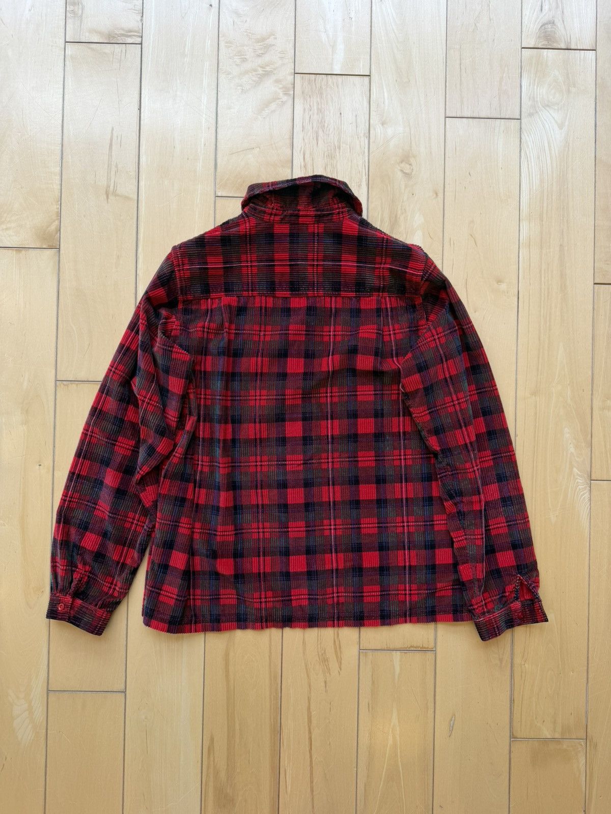 ERL Holiday Plaid Corduroy Button Up Size US L / EU 52-54 / 3 - 2 Thumbnail