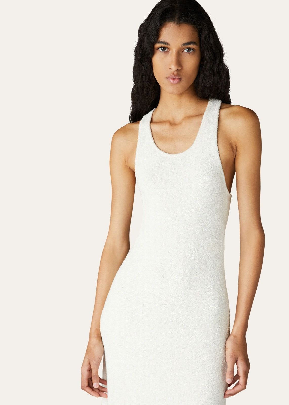 Loro Piana o1srvl11e1125 FAN6196 Cocooning AF Dress in White Size S / US 4 / IT 40 - 5 Thumbnail
