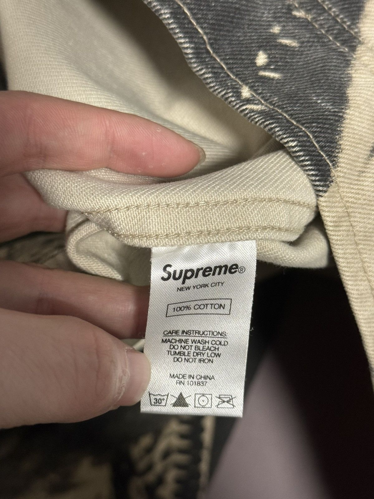 Supreme Supreme is love denim trucker work Jacket Size US M / EU 48-50 / 2 - 4 Thumbnail