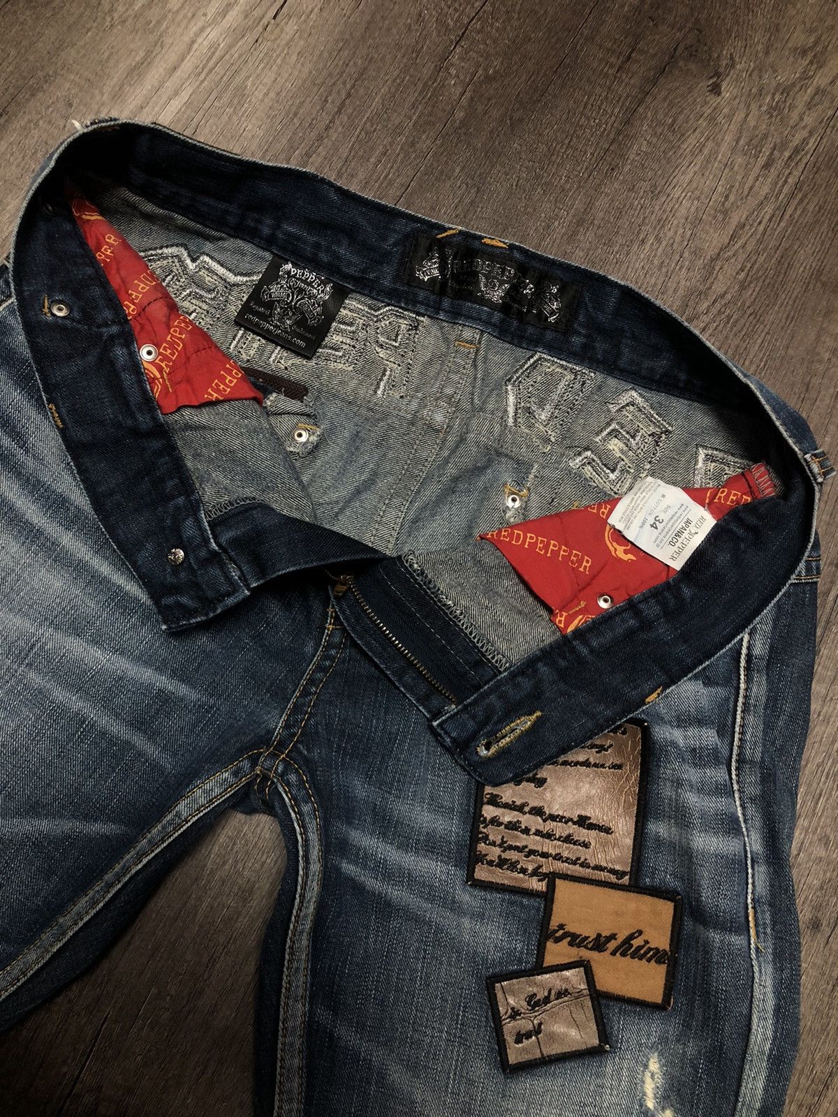 Designer × Japanese Brand Red Pepper Jeans Japan & Co Size US 36 / EU 52 - 19 Thumbnail