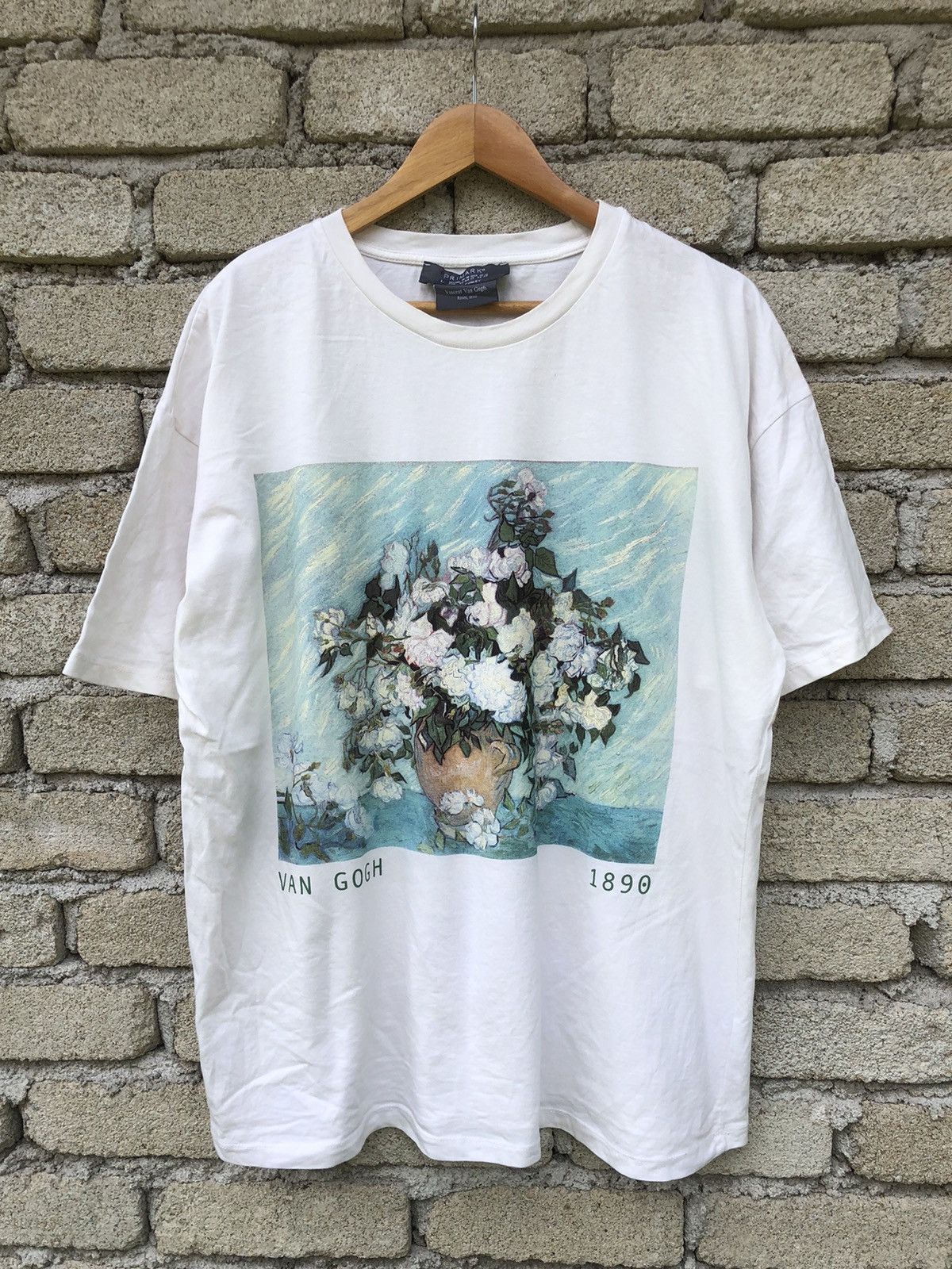 Vintage Vintage Primark X Vincent Van Gogh Roses 1980 Art Tshirt Size US XL / EU 56 / 4 - 3 Thumbnail