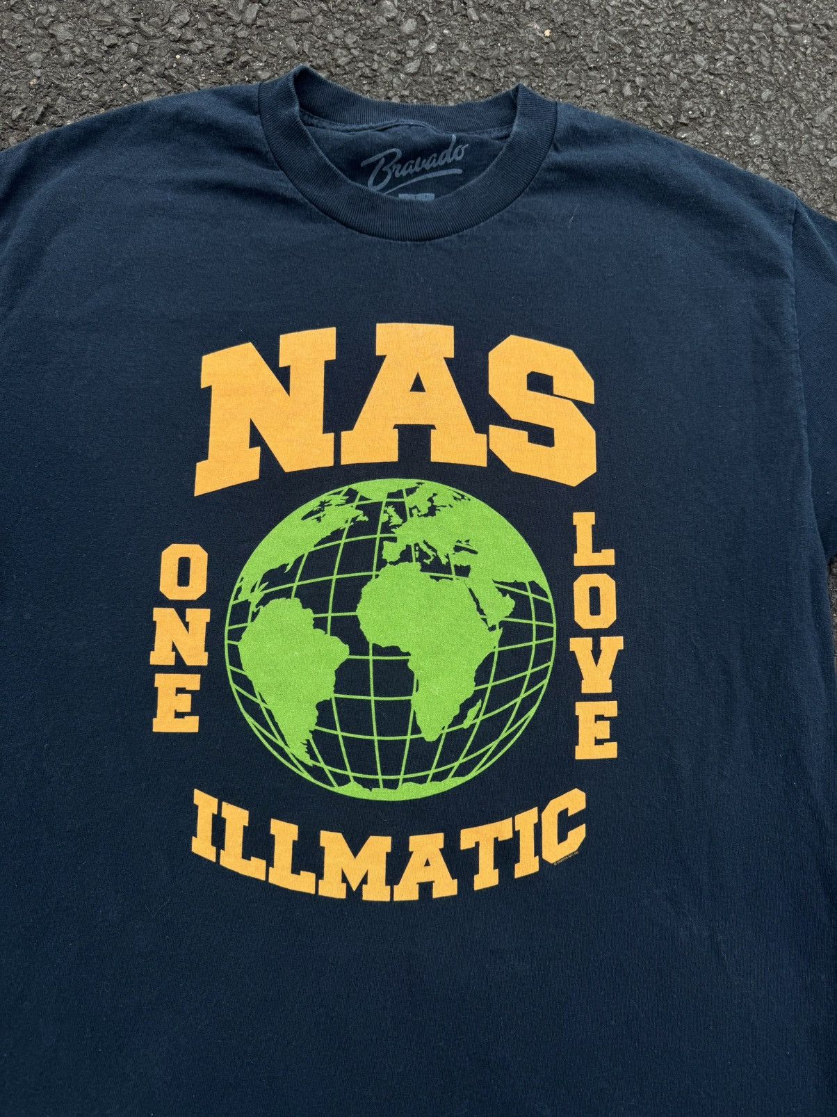 Bravado × Nas × Rap Tees Nas Illmatic Bravado Hip Hop Rap Tour T-Shirt Size US L / EU 52-54 / 3 - 4 Thumbnail