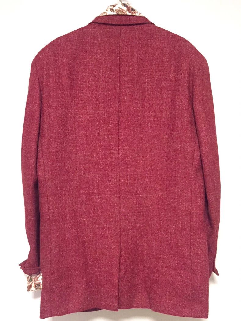Kenzo KENZO sizeM Cashmere mixed zao red suit Size 38R - 9 Thumbnail
