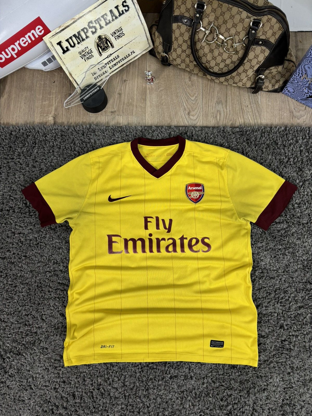 Nike × Vintage Blockcore Footbal T-Shirt Soccer Jersey Nike Vintage Arsenal Size US M / EU 48-50 / 2 - 2 Thumbnail
