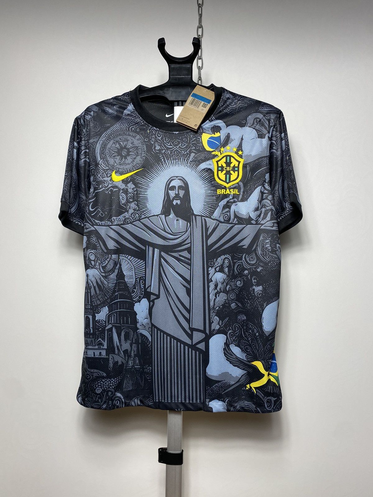 Other Nike Brazil Full Print Jesus Hype Blockcore Jersey Size US M / EU 48-50 / 2 - 1 Thumbnail