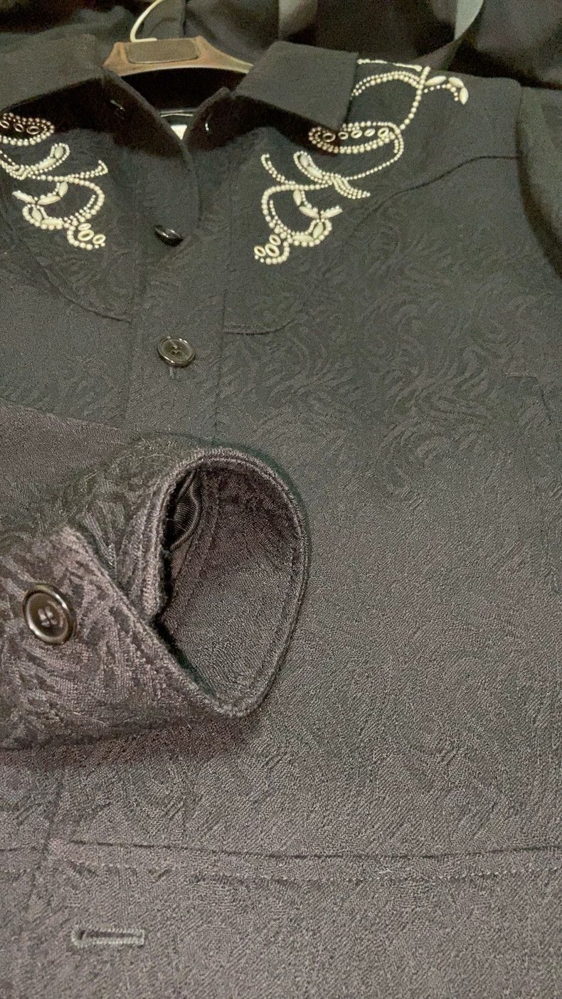 Saint Laurent Paris Saint Laurent Paris Saint Laurent Black Patterned Jacket-2 Size US L / EU 52-54 / 3 - 6 Thumbnail