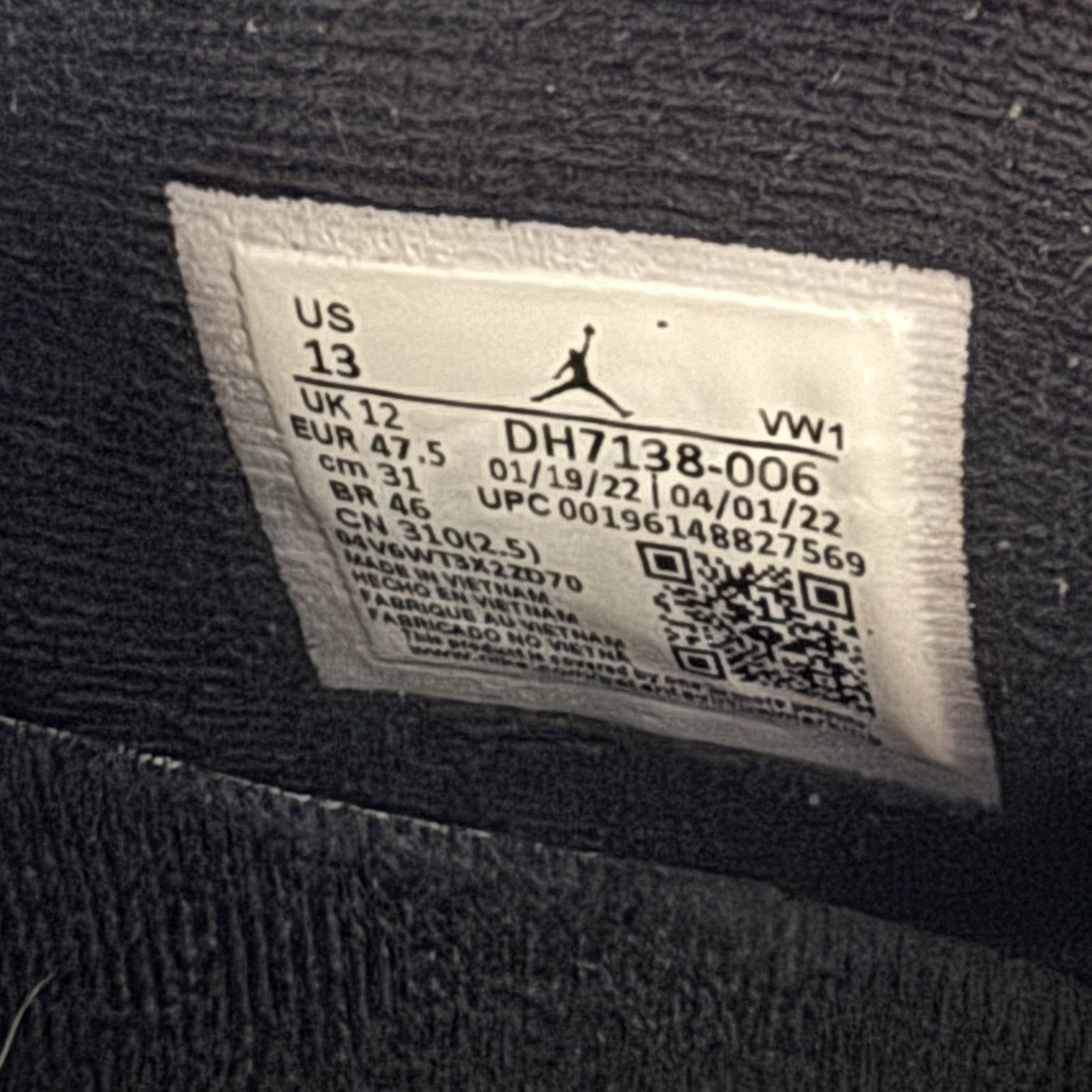 Jordan Brand × Nike Size 13 - Nike Air Jordan 4 Retro SE Black Canvas 2020 Shoes Size US 13 / EU 46 - 7 Thumbnail