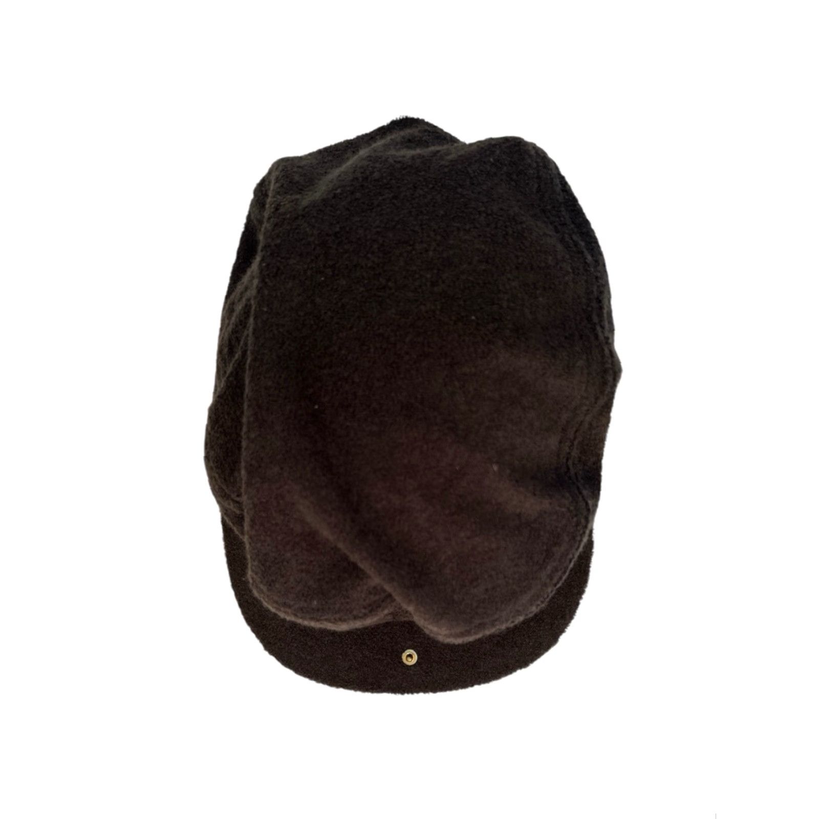 Vintage VINTAGE cabbie drivers flat cap hat adult Large NWOT deadstock 90s made in USA brown terry cloth exterior snap on bill Mens Hats Size ONE SIZE - 4 Thumbnail