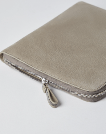 Brunello Cucinelli o1la1rc1a0325 Size: OS/Leather Case in Grey Size ONE SIZE - 3 Thumbnail