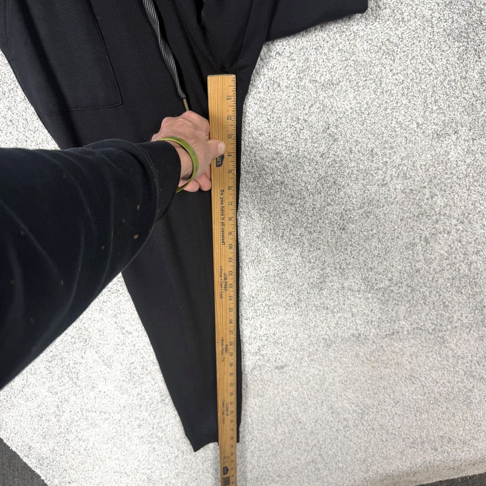 Vintage Koolaburra by UGG Jogger Pants S Black Women's Jersey with Pockets Elastic Waist Cuffed Tapered Inseam 29" Lounge Travel Size 28" / US 6 / IT 42 - 3 Thumbnail