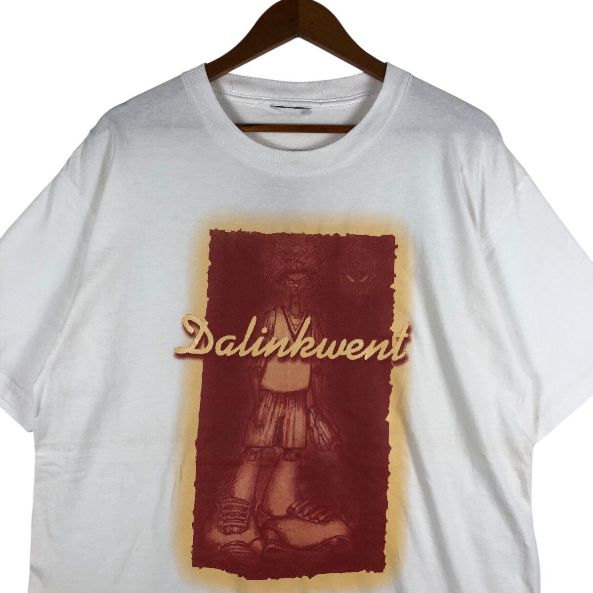 Vintage DALINKWNET Rare Streetwear Vintage T-Shirt Size US XL / EU 56 / 4 - 2 Thumbnail