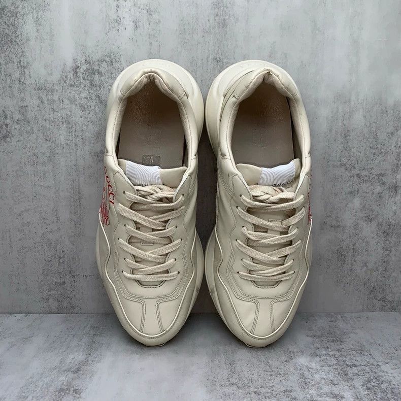 Gucci Gucci red logo dad sneakers-2508 Size US 13 / EU 46 - 6 Thumbnail