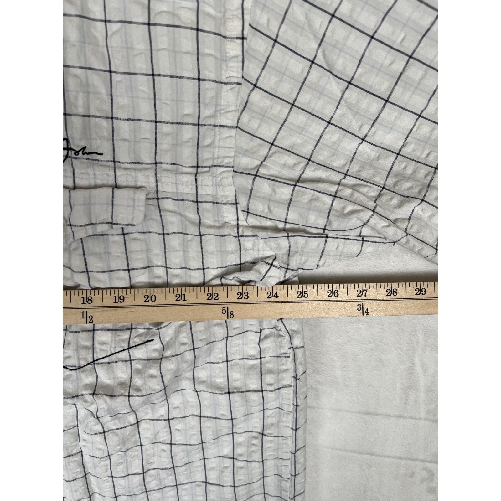 Sean John Vintage Sean John Short Sleeve Button Up Shirt Size 2XL Whit Size US XXL / EU 58 / 5 - 4 Thumbnail
