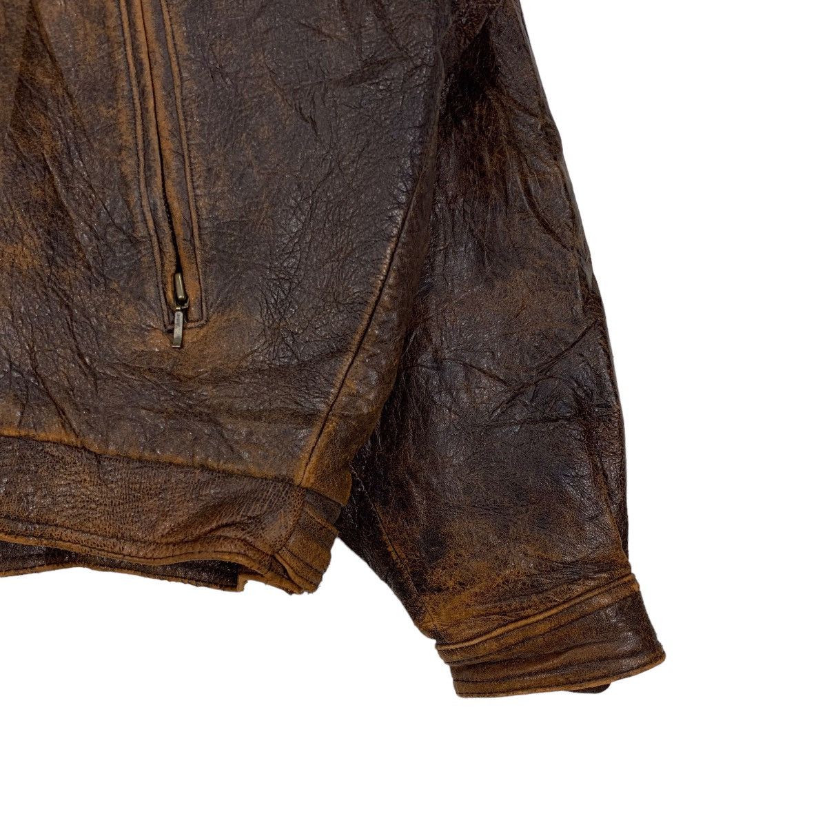 Vintage Vintage Sheep Skin Leather Jacket Size US L / EU 52-54 / 3 - 5 Thumbnail