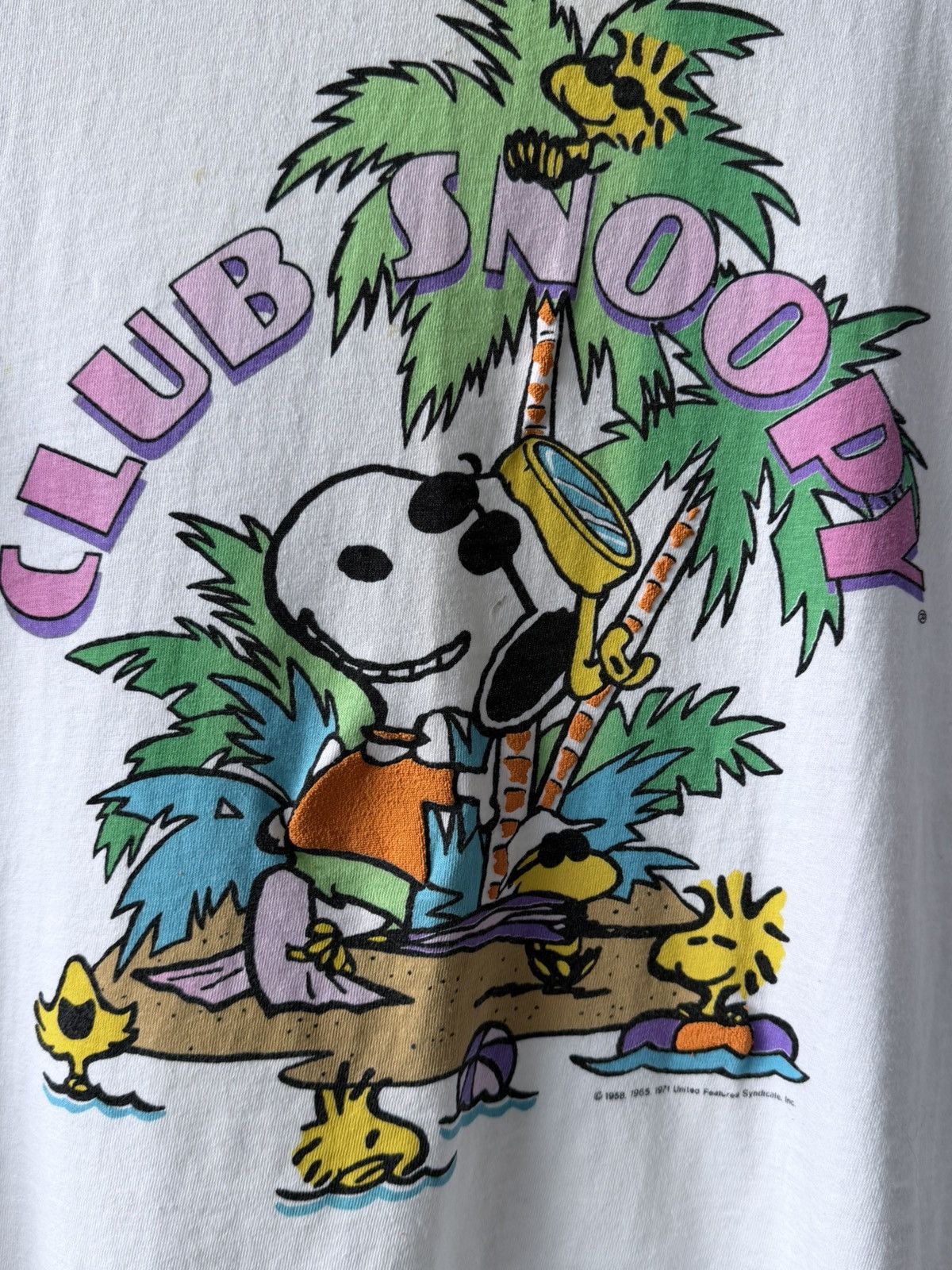 Vintage Vintage 90s Peanuts Snoopy Graphic T-Shirt Tee Size US M / EU 48-50 / 2 - 2 Thumbnail