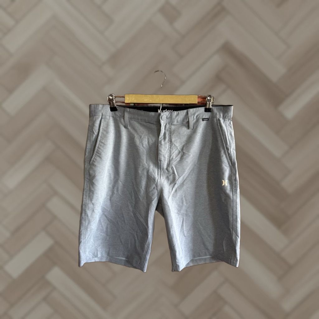 Hurley Hurley Mens Blue Chino Shorts 36 Size Regular Size US 36 / EU 52 - 1 Thumbnail
