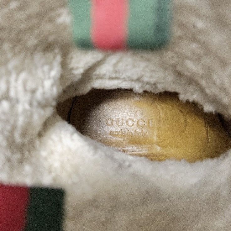 Gucci 🧿luberon suede shearling boots brown Size US 10 / EU 43 - 5 Thumbnail