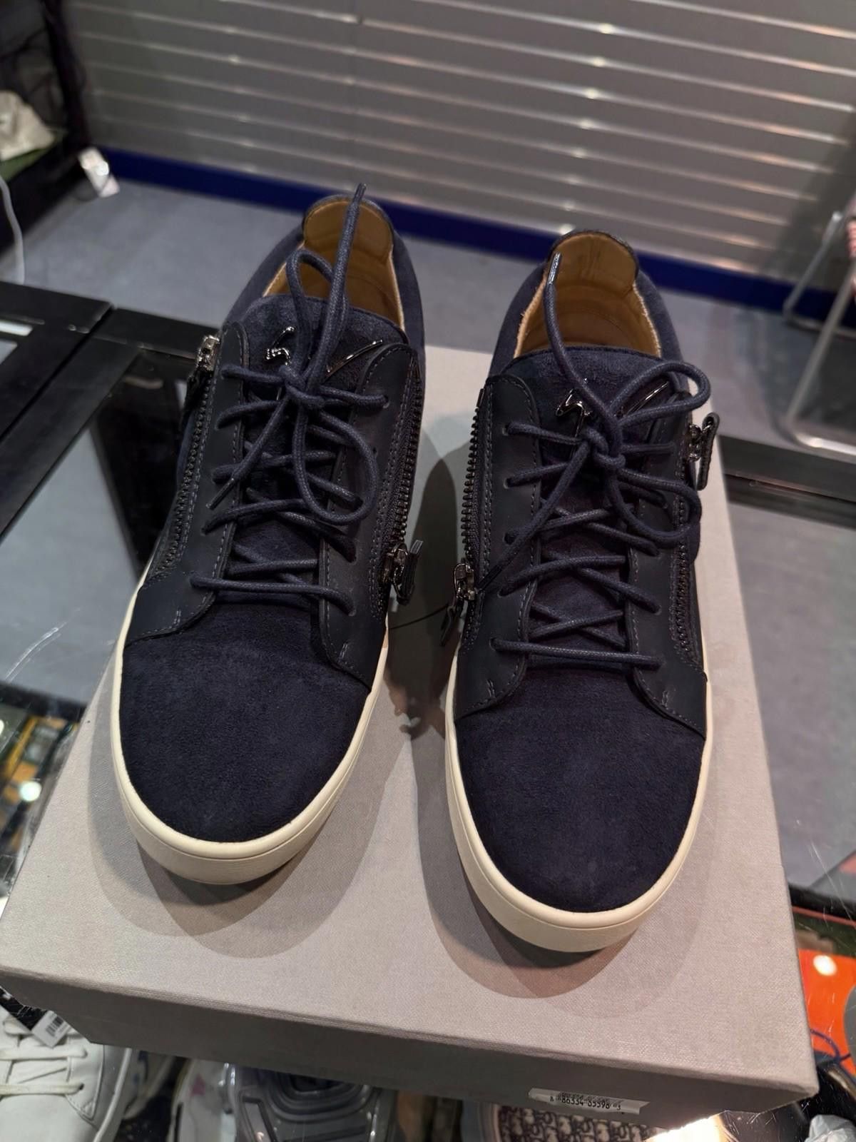 Giuseppe Zanotti Giuseppe Zanotti Frankie Blue Sneakers Size 42EU/9US Size US 9 / EU 42 - 6 Thumbnail