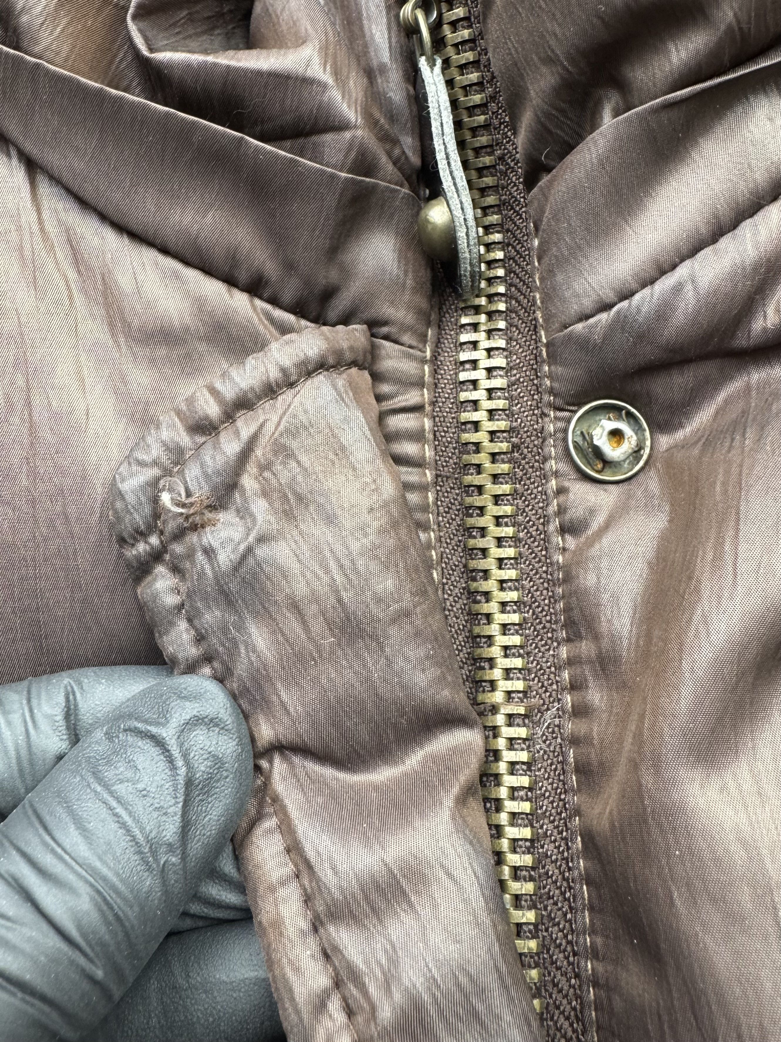 Vintage Vintage Cropped Jacket With Fur Hood (E4) Size US S / EU 44-46 / 1 - 5 Thumbnail